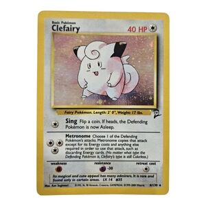 Clefairy 006/130 Base Set 2 Holo